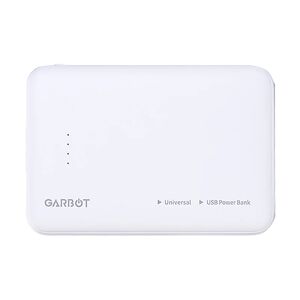 Garbot Grab&Go 10.5W PowerBank 5.000 mAh m. 2 x USB-A - Hvid