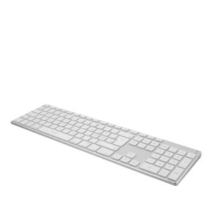 Deltaco Full-Size Bluetooth Aluminium Tastatur - Sølv