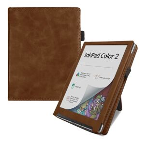 TABLETCOVERS.DK PocketBook InkPad Color 2 Kunstlæder Cover m. Ståfunktion & Strop - Brun