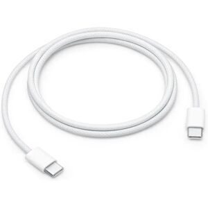 Original Apple Woven USB-C til USB-C Kabel 60W - 1m - Hvid (MQKJ3ZM/A)