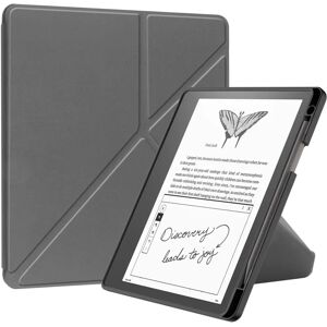 TABLETCOVERS.DK Amazon Kindle Scribe 11th Generation (2022) Origami Kunstlæder Cover m. Pen Holder - Grå