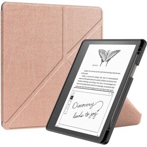 TABLETCOVERS.DK Amazon Kindle Scribe 11th Generation (2022) Origami Kunstlæder Cover m. Pen Holder - Rose Gold