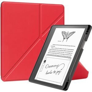 TABLETCOVERS.DK Amazon Kindle Scribe 11th Generation (2022) Origami Kunstlæder Cover m. Pen Holder - Rød