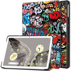 TABLETCOVERS.DK Google Pixel Tablet Læder Cover m. Stand - Graffiti