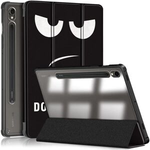 TABLETCOVERS.DK Samsung Tab S9 Tri-Fold Kunstlæder Cover m. Pen Holder - Gennemsigtig / 