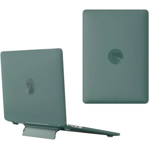 TABLETCOVERS.DK MacBook Air 15 M2/M3 (2023-2024) Plastik Cover m. Kickstand - Mat Frosted Grøn