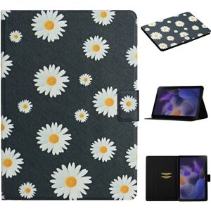 TABLETCOVERS.DK Samsung Galaxy Tab A9 Læder Cover m. Ståfunktion & Kortholder - Margueritter