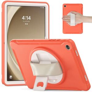 TABLETCOVERS.DK Samsung Galaxy Tab A9+ (Plus) Håndværker Cover m. Håndholder & Kickstand - Orange