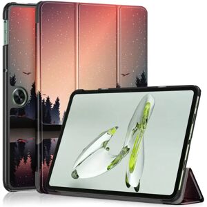 TABLETCOVERS.DK OnePlus Pad Go Læder Cover m. Tri-fold Stand & Vågeblus Funktion - Skov