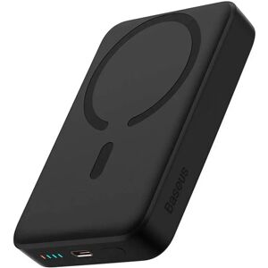 Baseus Mini 30W Magnetisk Powerbank 10.000 mAh m. USB-C PD & Qi Trådløs Opladning - MagSafe Kompatibel - Sort