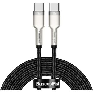 Baseus Cafule 100W USB-C til USB-C Kabel 2m - Power Delivery - Sort