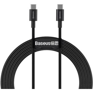 Baseus Superior Series 100W USB-C til USB-C Kabel - 2m - Sort