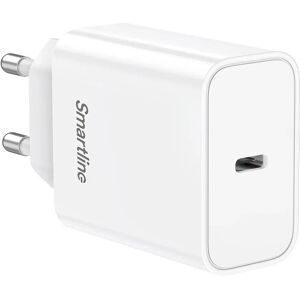 Smartline PD (Power Delivery) 30W Vægoplader m. USB-C - Hvid