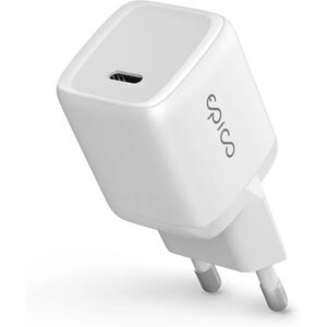 Epico Mini Vægoplader PD 30W GaN m. USB-C - Hvid