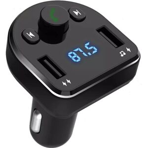 XO BCC01 Bluetooth FM Transmitter 15W Biloplader - Sort