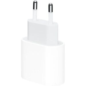 Original Apple PD (Power Delivery) 20W Vægoplader m. USB-C - Hvid (MHJE3ZM/A)