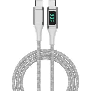 4smarts DigitCord USB-C til USB-C Kabel (PD) 100W - 1.5m. - Hvid