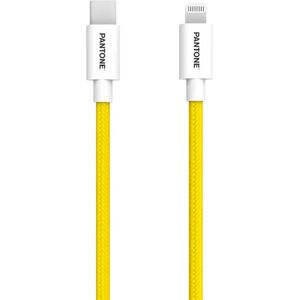 Pantone 15W MFI USB-C til Lightning Kabel 1.5m - Gul