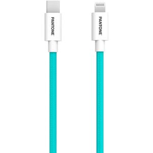 Pantone 15W MFI USB-C til Lightning Kabel 1.5m - Turkis