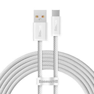 Baseus Dynamic Series USB-A til USB-C Kabel 100W - 2m - Hvid