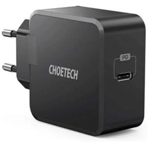 Choetech PD 30W Vægoplader m. USB-C - Sort