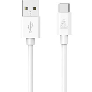 Smartline USB-C Kabel 1 m. - (3A/15W) USB2.0 - Hvid