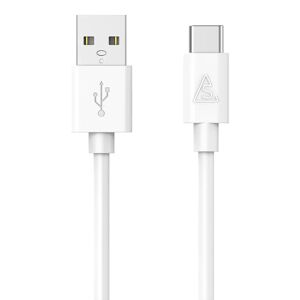 Smartline (3A/15W) USB2.0 - USB-C Kabel 3 m. - Hvid