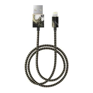 iDeal of Sweden Fashion Cable - Lightning Kabel MFI 1 m. Black Galaxy Marble