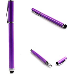 TABLETCOVERS.DK Touch Pen Universal m. Kuglepen Lilla