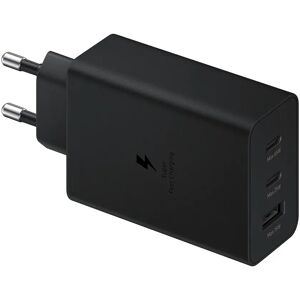 Samsung Super Fast Charge 65W Vægoplader m. 2 x USB-C & 1 x USB-A - Sort