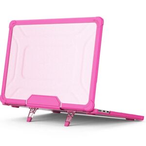 TABLETCOVERS.DK MacBook Air 13 M2/M3 (2022-2024) Hårdt Plastik Cover m. Fod - Lyserød