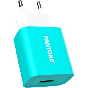 Pantone 10W Vægoplader m. USB-A - Turkis