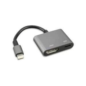 4smarts Lightning til 4K HDMI Kabel - Grå