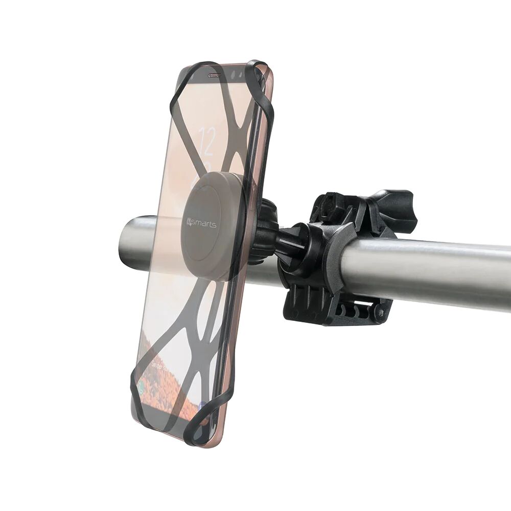 4smarts UltiMAG BIKEMAG - Universal Mobilholder Til Cykel - Sort (Maks Str. 15.8 cm)