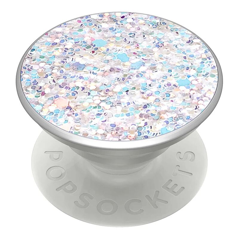 POPSOCKETS Premium PopGrip Hvid Glitter Sne Aftageligt Greb m. Holder & Stand