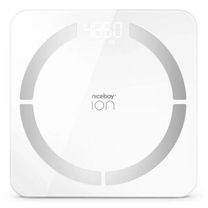 Niceboy ION Smart Scale - Bluetooth Kropsanalyse Badevægt - Hvid