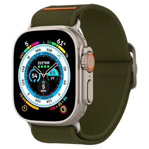 Spigen Fit Lite Ultra Apple Watch (42/44/SE/45/49mm) Stof Rem - Khaki Grøn