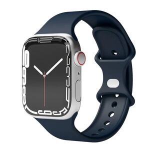 Apple Watch (38/40/SE/41MM) Vonmählen Classic Band Silikone Rem - Mørkeblå