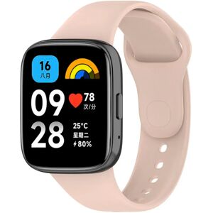 MOBILCOVERS.DK Xiaomi Redmi Watch 3 Active Silikone Rem - Lys Rosa