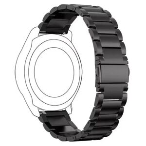 MOBILCOVERS.DK Universal 14mm Stainless Steel Smartwatch Rem - Sort