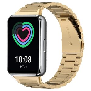 MOBILCOVERS.DK Samsung Galaxy Fit3 Stainless Steel Smartwatch Rem m. Værktøj - Guld