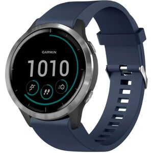 Fixed Universal Garmin 20mm QuickFit Silikone Rem - Mørkeblå