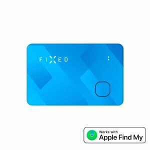 Fixed Tag Card – Bluetooth GPS Tracker – Apple Find My Kompatibel - Blå