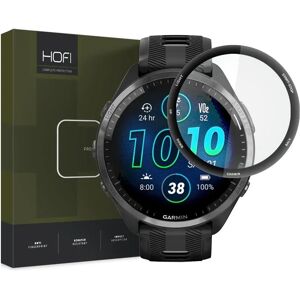 Garmin Forerunner 965 Hofi Hybrid Pro+ Skærmbeskyttelse - Gennemsigtig / Sort