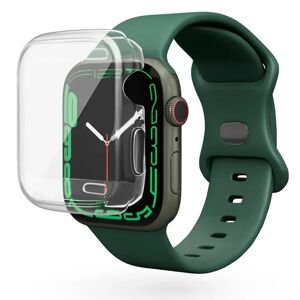 Apple Watch 8/7 (41mm) Epico Hero Case Fleksibelt Plastik Cover - Gennemsigtig