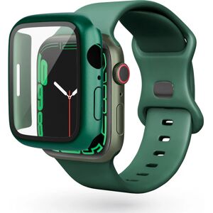 Apple Watch 8/7 (41mm) Epico Plastik Cover m. Indbygget Skærmbeskyttelse - Grøn