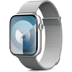 Apple Watch (38/40/SE/41mm) Epico Milanese+ (Plus) Rustfri Stål Rem - Silver