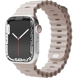 Apple Watch (38/40/SE/41MM) Vonmählen Ocean Band Silikone Rem - Cream