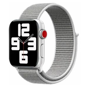 Apple Watch (38/40/SE/41MM) Lippa Nylon Rem - Sølv
