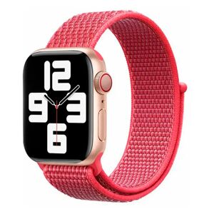 Apple Watch (38/40/SE/41MM) Lippa Nylon Rem - Rød